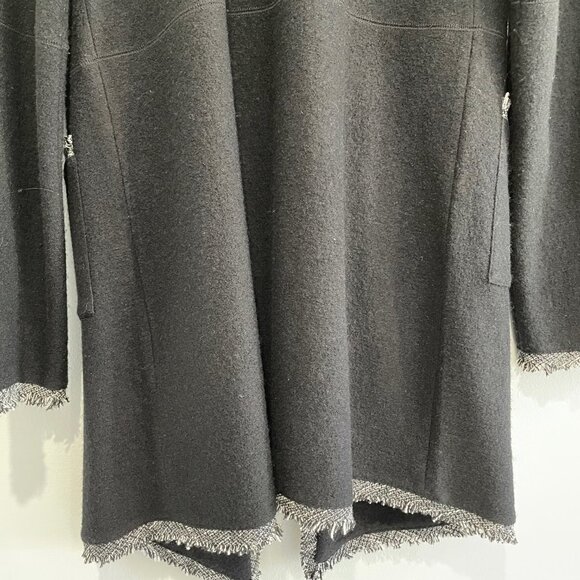 Karl Lagerfield Braided-Trim Tweed Blazer Size XS - Picture 9 of 9